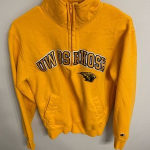 UW Oshkosh Yellow Quarter Zip Jacket